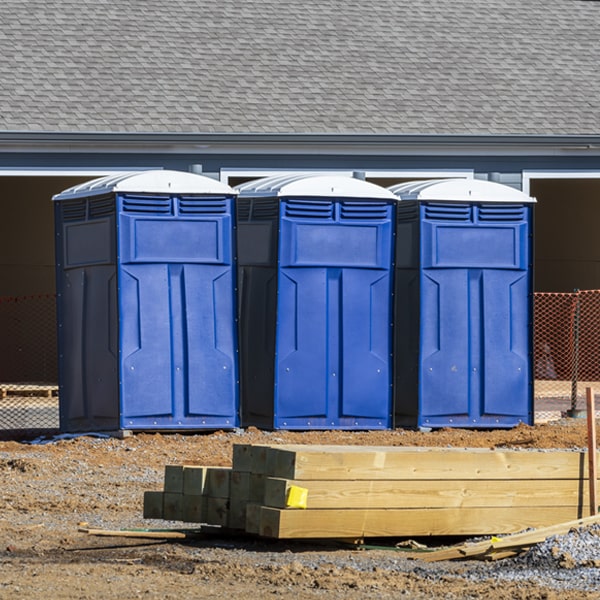 what is the expected delivery and pickup timeframe for the portable toilets in Lewisberry PA